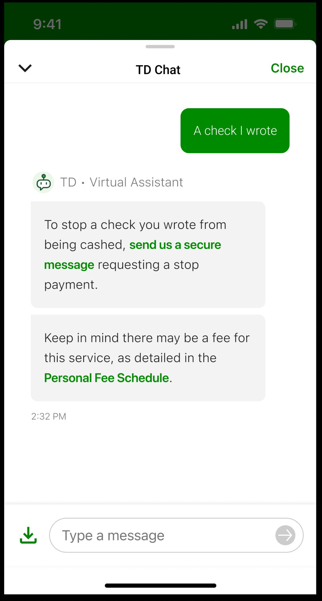 Updated cancel check